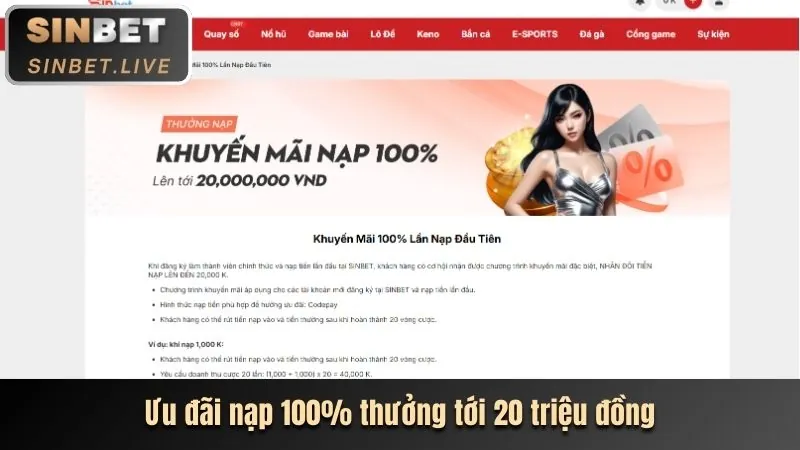 Thưởng Chào mừng Slot sutbong123